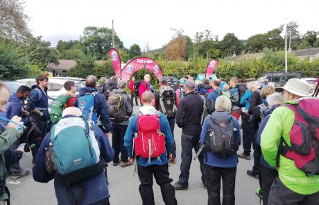 Beat The Beacons – Walkers Being Briefed at Start